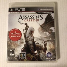 Assassin's Creed 3 III PlayStation 3 