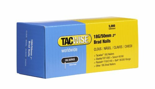 Tacwise 18G Chiodi, da 50 mm, Senza Testa (d2a)
