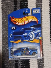 Hot Wheels 2001 Tail Dragger #078   Monsters Series 2/4 Blue ZOMBIE ATTACK!
