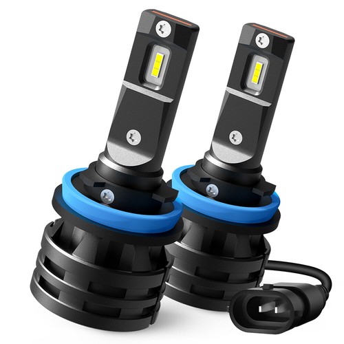 AUXITO Pair H11 H9 LED Headlight Bulbs Low Beam Super Bright 6000K White Fanless - Picture 10 of 11
