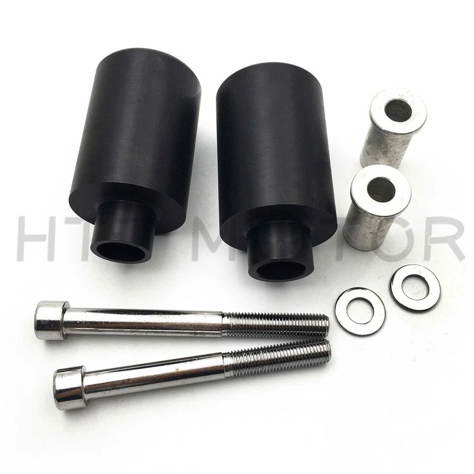 Protetor de colisão deslizante quadro preto HTTMT para 1999-2007 Suzuki Hayabusa Gsx1300R - Imagem 2 de 4