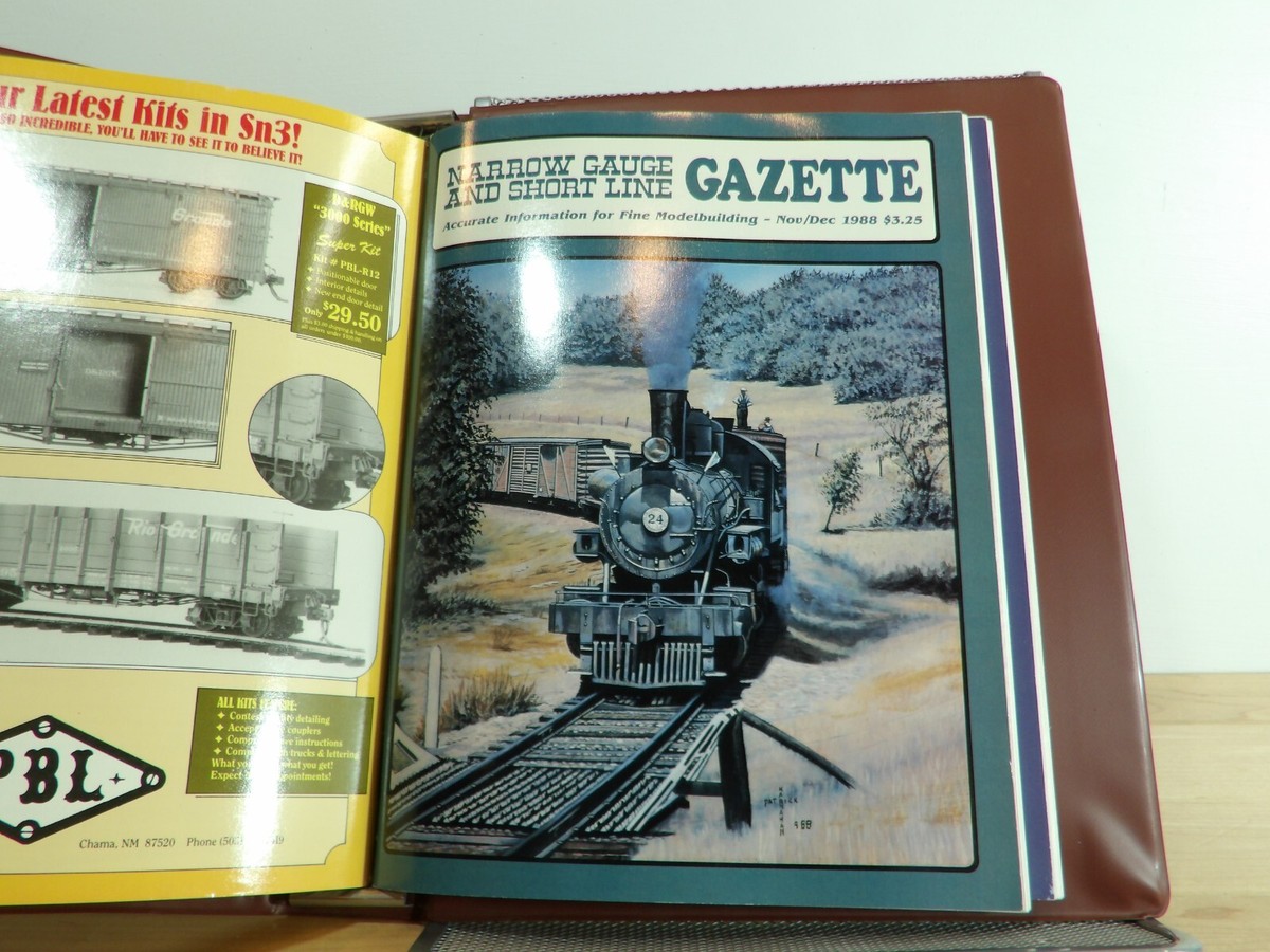 Narrow Gauge And Short Line Gazette VOL. 14 Binder March/Apr 1988