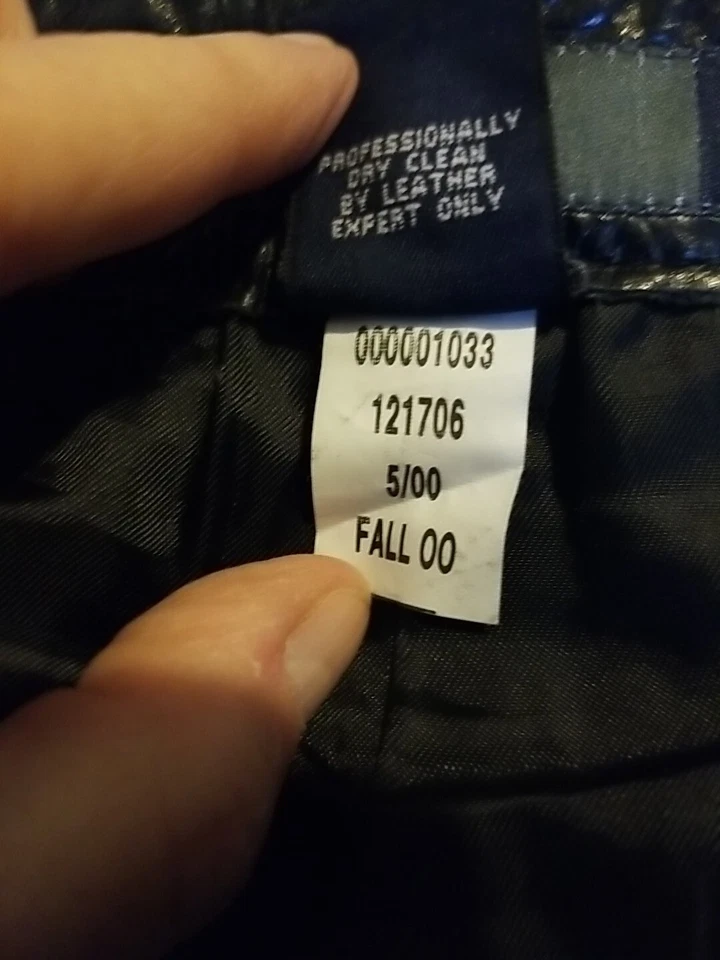 Pantalones de cuero vintage Y2K Gap para mujer talla 10 forrados con corte bota negro Foto 4 de 4