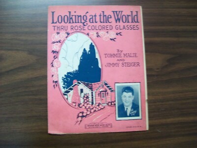 Looking At The World Through Rose Colored Glasses (1936) Ed Lowry Photo (7)