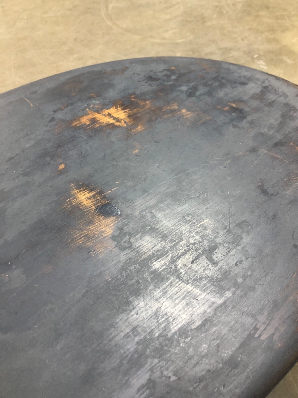 Vintage MidCentury Ercol Oval Black Coffee Table eBay