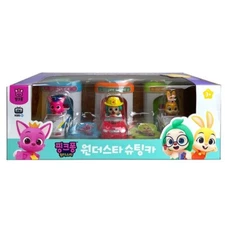 Pinkfong WonderStar Shooting Car Figure Set Korea Toy