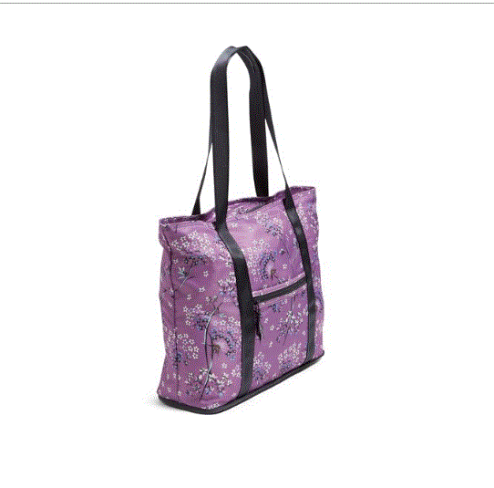 vera bradley packable tote bag