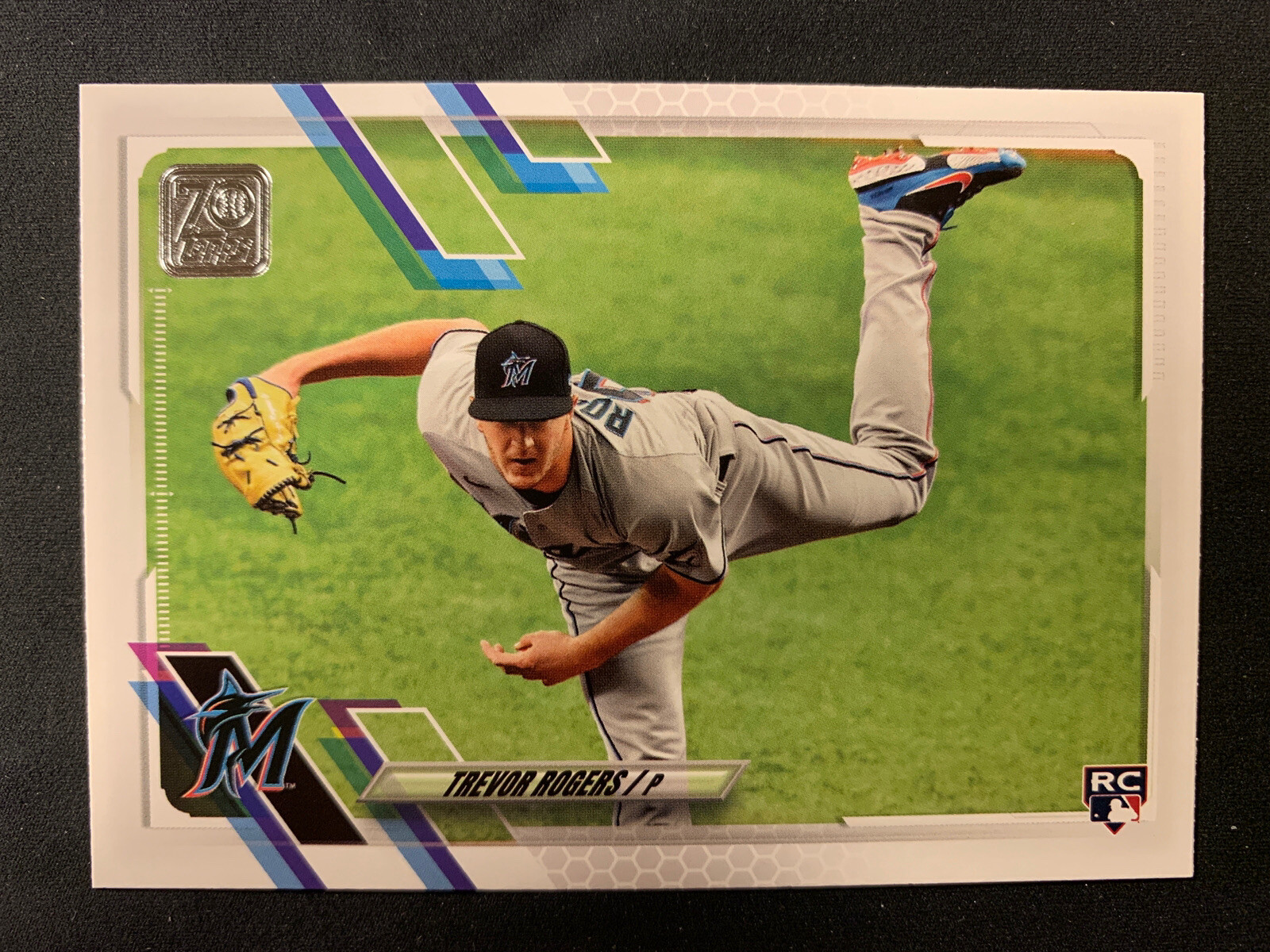 2021 Topps Series 2 Trevor Rogers #563 RC Short Print SP Variation Marlins