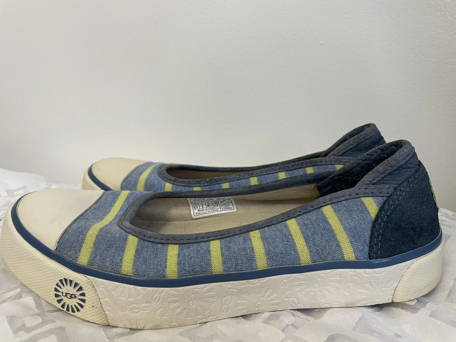 Abito casual Ugg Australia Flats 1796 donna taglia 5 5 boho retrò blu ECU