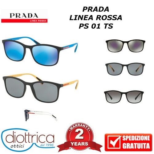 OCCHIALI DA SOLE PRADA SPORT LINEA ROSSA SPECCHIO POLARIZZATI UOMO DONNA  SPORT | eBay