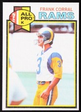 1979 Topps Frank Corral #80 Los Angeles Rams NFL Football Sports Card RC Rookie. rookie card picture