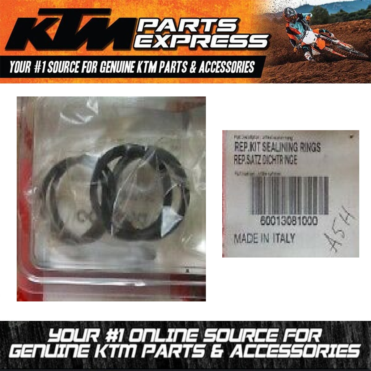 NEW OEM KTM REAR BRAKE CALIPER REPAIR SEAL KIT 950 9901090 1190