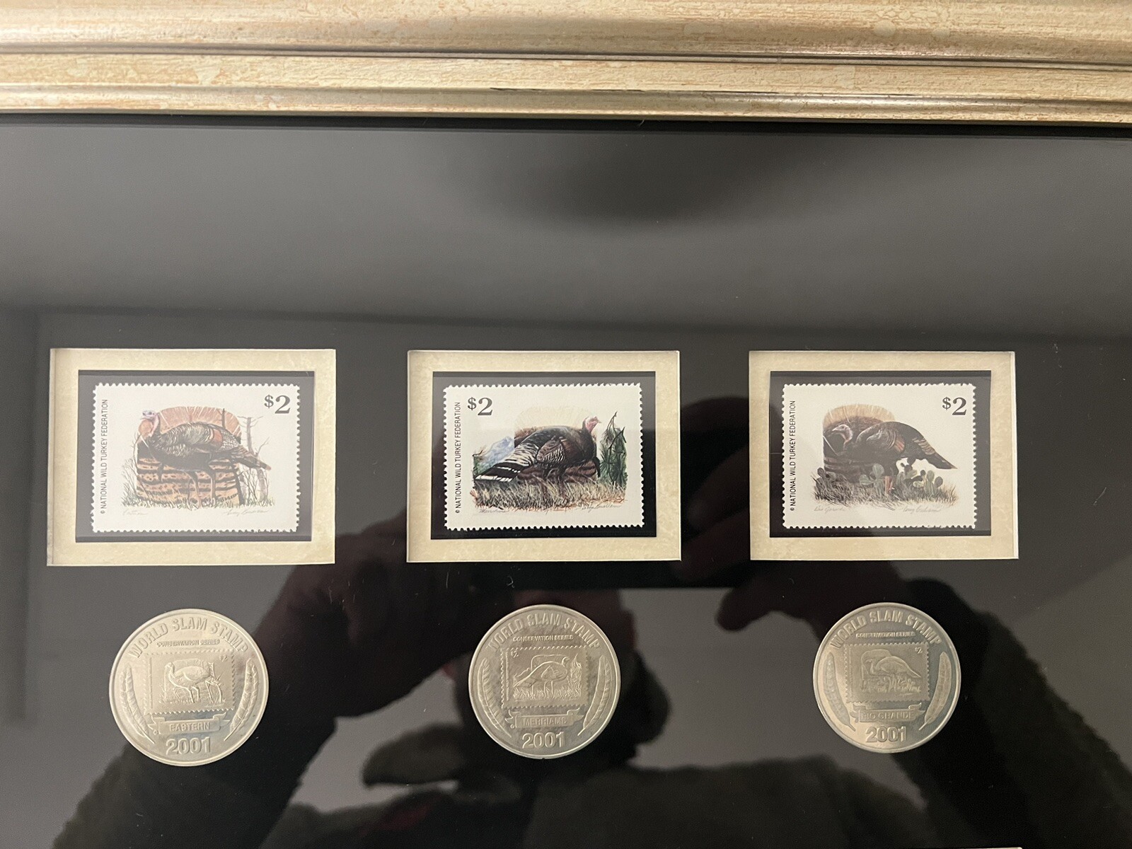 NWTF WORLD SLAM COLLECTION STAMPS AND COINS EXTREMELY RARE 20Wx20T