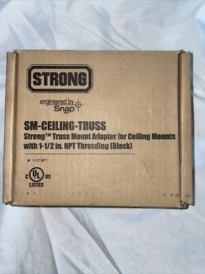 SM-CEILING-TRUSS Adapter w/ 1-1/2 in NPT threading - NIB - Engineered by Snap av