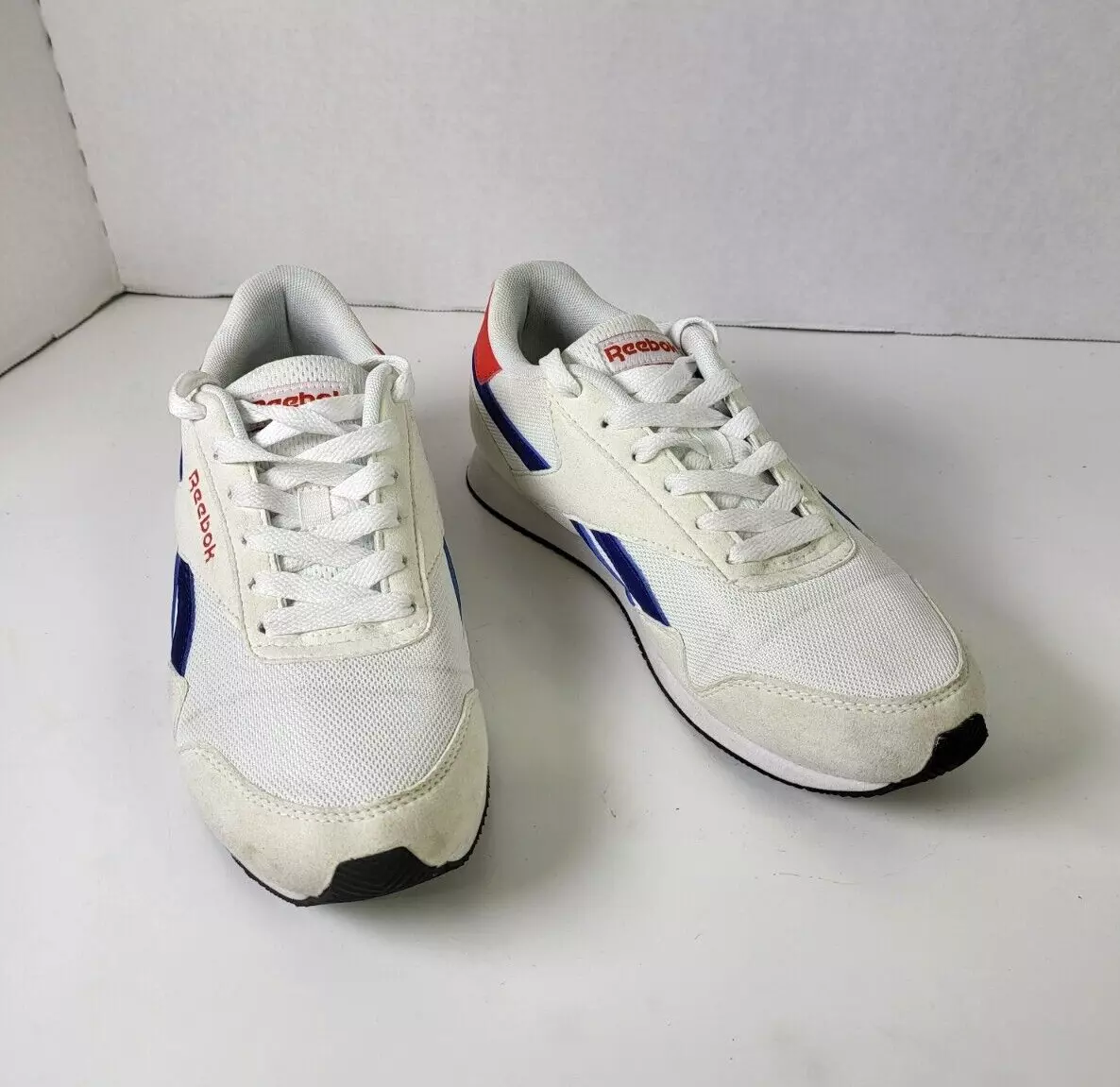 Reebok white joggers outlet