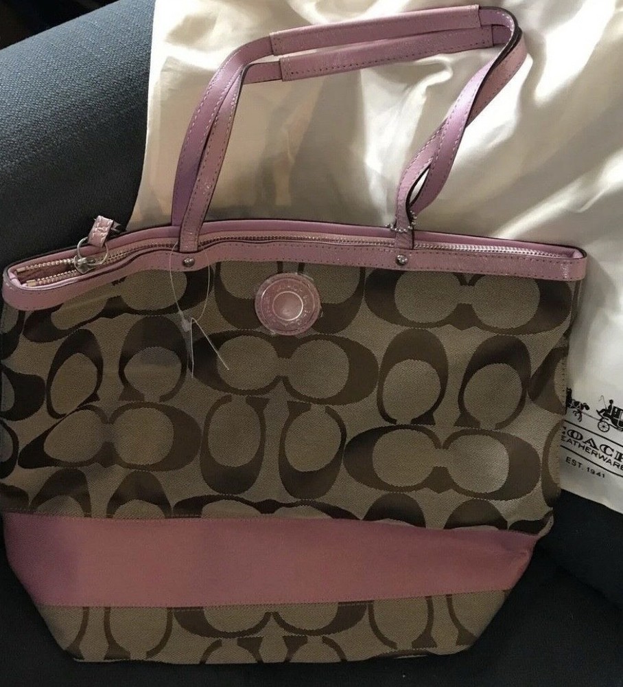 NWT Coach Vintage M1271 Signature Carryall Tote - Free Shipping