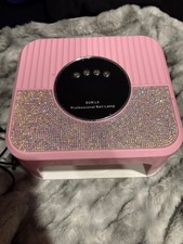 UV LED Nail Lamp Kit for Gel Polish Professional Fast Curing Pink Dryer Light Se