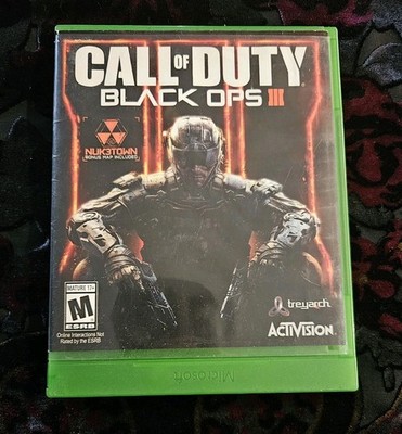 Xbox One Call of Duty Black Ops III Game Standard Edition 2015 Activision
