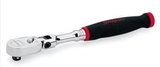 Snap-on Tools 38 Drive Red Soft Grip Flex-head Ratchet Fhf80a New