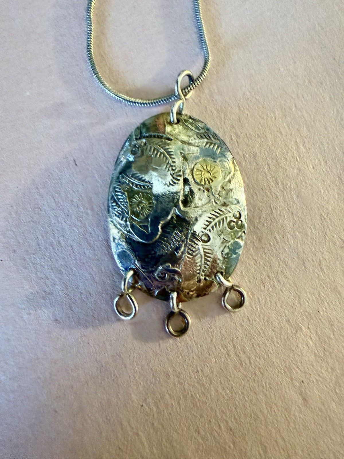 Signed authentic vintage handmade Native American… - image 1