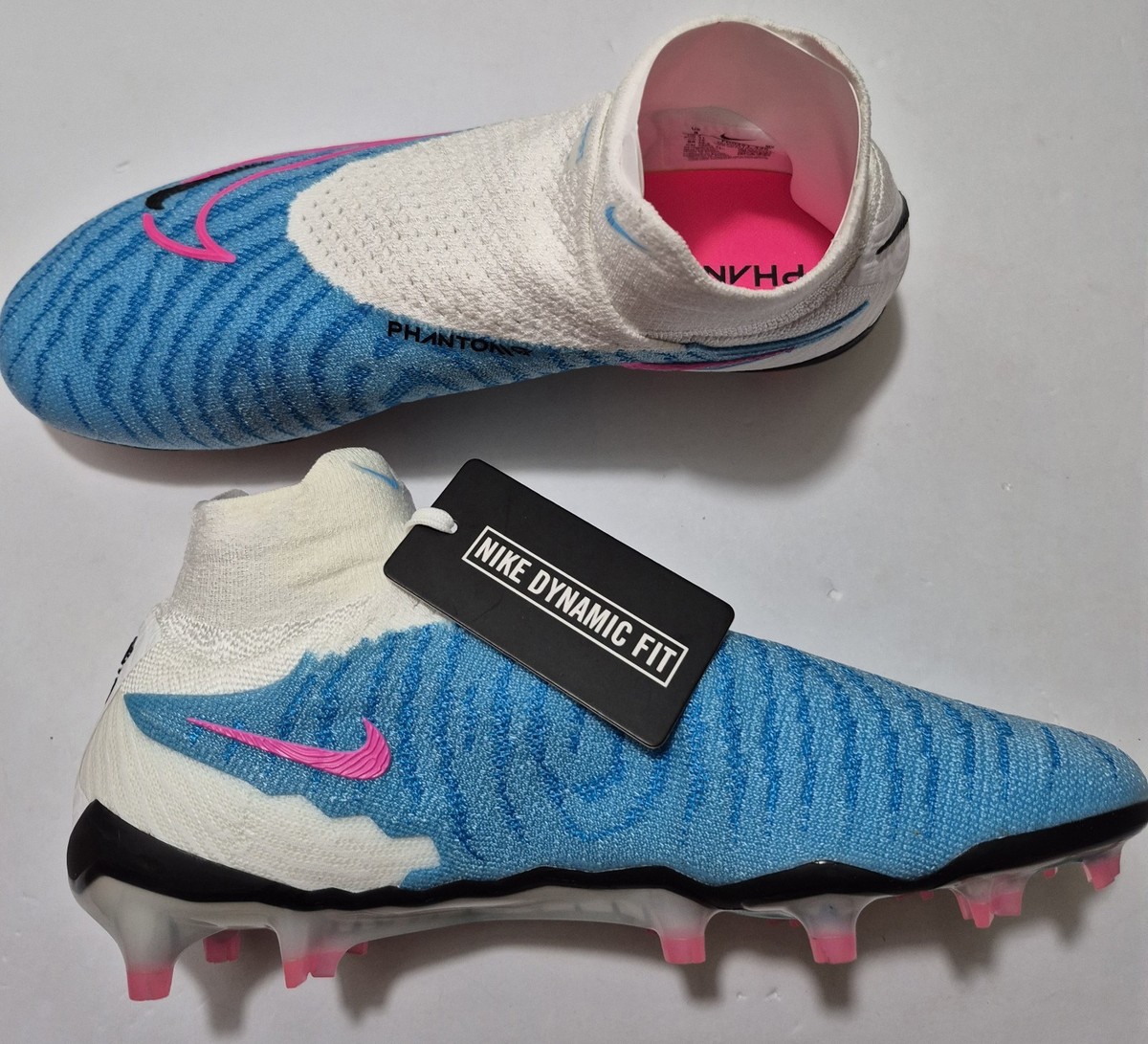 Nike Phantom GX Elite DF FG P Baltic Blue FD0261-446 Men's Sz 8