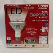 Feit Electric PAR30 LED Focused Light 75 WATT Replacement Uses 13 WATTS Dimmable
