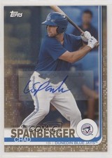 2019 Topps Pro Debut Gold Auto 31/50 Chad Spanberger #153 Auto 0c6