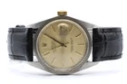 1986 Vintage Rolex Datejust 16013 Gold and Silver Tan Dial No Bezel WI543