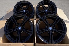 Set of 4 Original 18" BMW 335 435 330 428 328 430 Gloss Black  OEM Wheel Rim