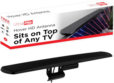 Hover Digital TV Antenna Indoor for Smart TV, Long Range HD Local Channels, Easy