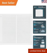 Easy Install 16x16 Inch Return Air Grille - Quiet Operation Elegant Design