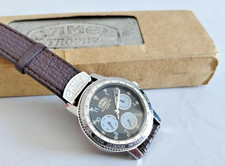 CAMEL TROPHY Watch Multifunction 10 ATM 773.124-129/52 Leather Belt Box