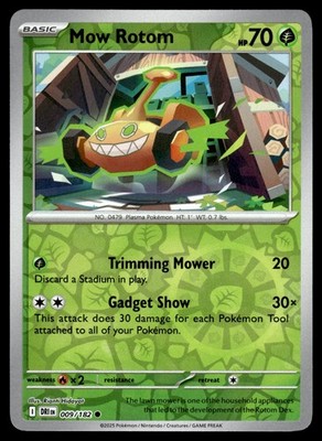 Mow Rotom 009 Reverse Holo | Pokemon Destined Rivals | englisch | Near Mint