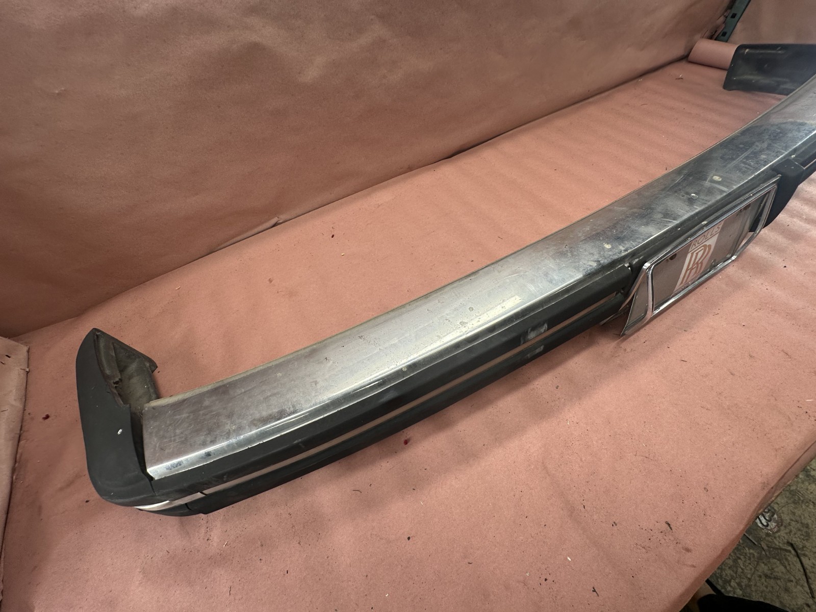 Rolls Royce Silver Spirit 1986 Front Bumper Blue Cover Assembly OEM 71K Miles