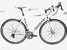 Used Ridley Fenix, 11-Speed Shimano 105, Carbon Fiber Road Bike, 54cm