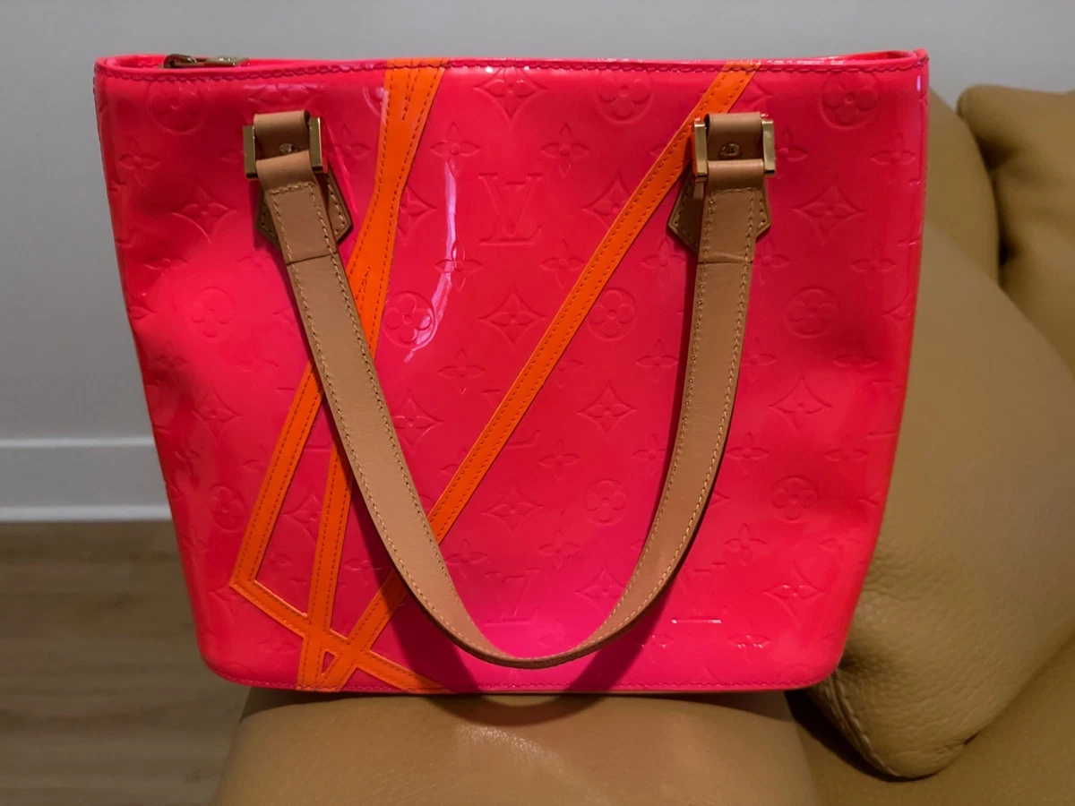 Louis Vuitton Orange Patent Monogram Crossbody Backpack Louis Vuitton Patent Monogram Hot Springs Backpack Vert  main image 2