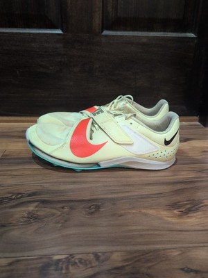 Size 10.5 - Nike Air Zoom Long Jump Elite Barely Volt Hyper Orange
