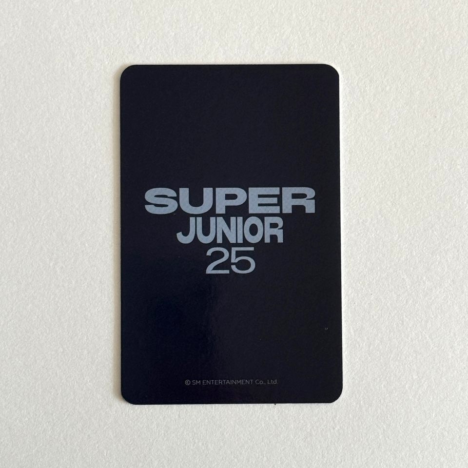 Super Junior 25 The 12th Album Ktown4u POB Official Photocard | eBay