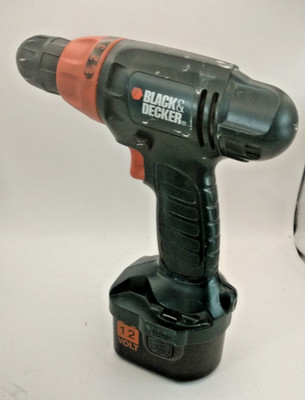 Black & Decker Akku Schrauber CD12C  mit Akku ohne Ladegerät  [EG01]