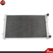 Fit For VW VAG Golf Jetta MK4 Audi TT 99-06 Aluminum Dual Core Cooling Radiator