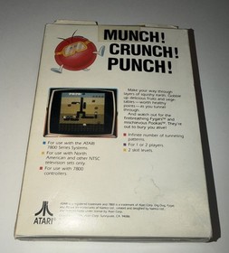 Dig Dug (Atari 7800, 1987) Complete - Tested & Working