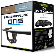 Starre Anhängerkupplung für DS DS 3 Cabrio 07.2015-07.2019 Typ SB Oris NEU