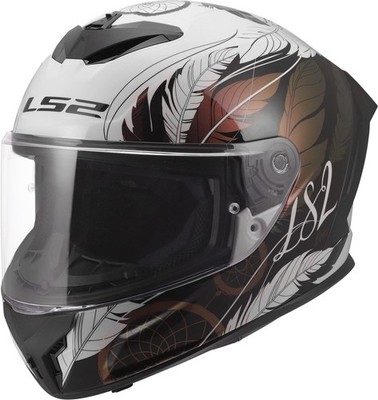 LS2 FF820 RAPID III BOHO Weiß-Schwarz-Pink Integralhelm ECE 22.06 M 57/58