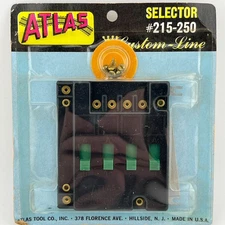 Atlas 215-250 Track Power Selector 4 Switch Controller for HO & N Scale