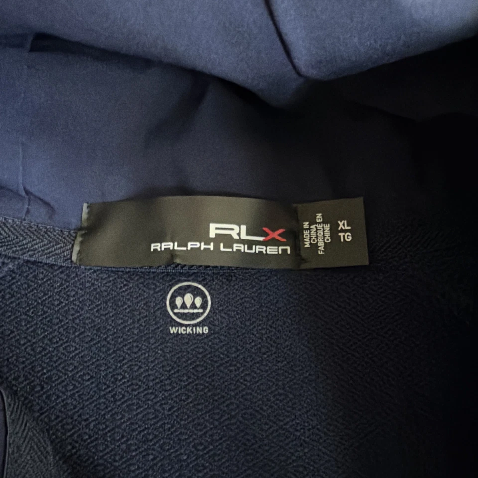 Chaqueta RLX Ralph Lauren Para Hombre XL Tech Pullover Softshell 1/2 Cremallera Sudadera con Capucha Golf Foto 4 de 4