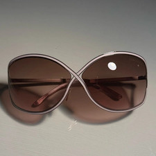 Tom Ford Rickie Sunglasses w/ White Frame, Great Used Condition