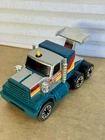 Tonka Clutch Poppers GMC Friction Semi Truck Cab Toy Japan Blue Silver 80’s