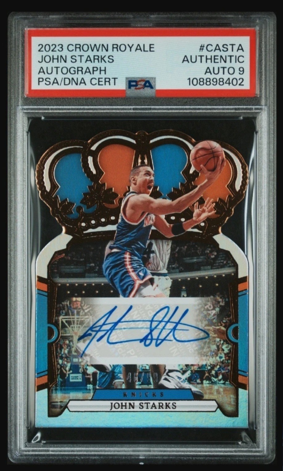 2023 crown royale john starks autograph psa 9 pop 11 higher