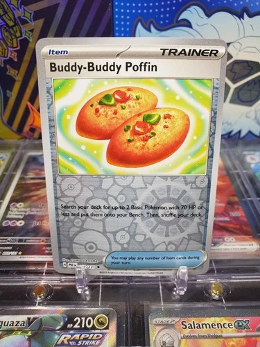 Buddy-Buddy Poffin 101/131 Reverse Holo Uncommon S&V Prismatic Evolutions