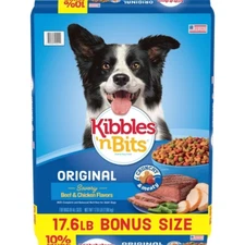 Kibbles'n Bits Original Savory Beef & Chicken Flavors Adult Dry Dog Food